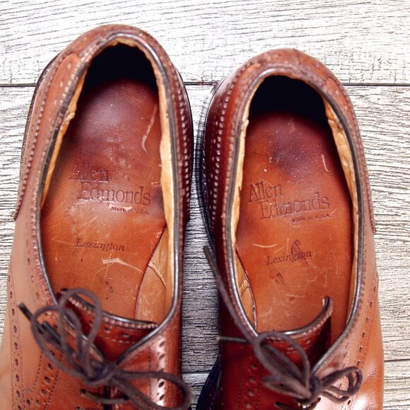 Allen Edmonds LEXINGTON Blucher 7.5 D Chestnut * add $15 new Cedar Trees main image 13